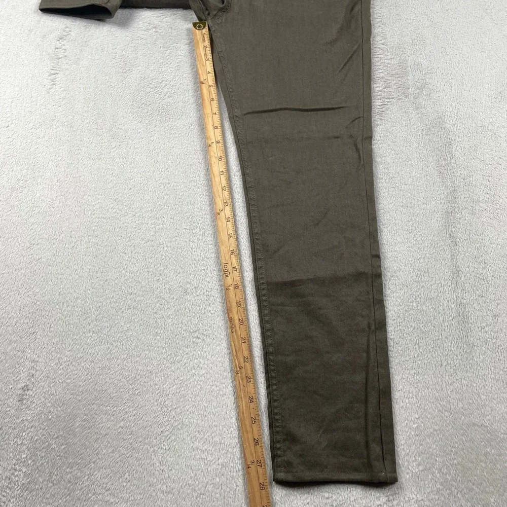 Banana Republic Traveler Pants Men 30x28 Slim Fit Brown Linen Blend Tapered